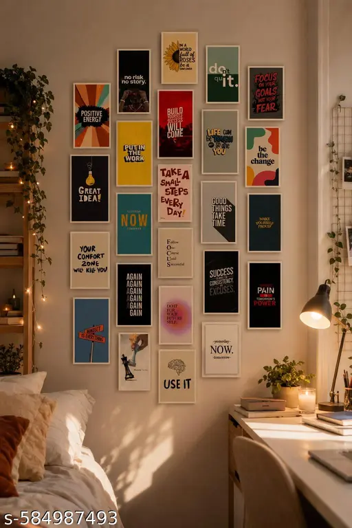 Motivational Poster Combo (Pack of 24, A6)
